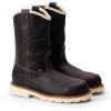 Thorogood American Heritage 11” Steel Toe Wellington Boots for Men – Premium Full-Grain Leather, Slip-Resistant Heel Outsole and Comfort Insole(Briar Pitstop)