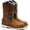 Thorogood American Heritage 11” Steel Toe Wellington Boots for Men – Premium Full-Grain Leather, Slip-Resistant Heel Outsole and Comfort Insole(Crazyhorse)