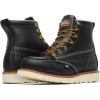 Thorogood American Heritage 6” Steel Toe Work Boots for Men – Full-Grain Leather with Moc Toe, Slip-Resistant Wedge Outsole, and Comfort Insole; EH Rated(Black)