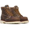 Thorogood American Heritage 6” Steel Toe Work Boots for Men – Full-Grain Leather with Moc Toe, Slip-Resistant Wedge Outsole, and Comfort Insole; EH Rated(Trail Crazyhorse)