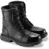 Thorogood GEN-Flex2 8” Side-Zip Black Tactical Boots for Men and Women – High-Shine Leather Heel & Toe with Goodyear Storm Welt and Slip-Resistant Outsole(Black)