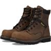 Thorogood Job-Site Series 8″ Composite Safety Toe Waterproof Leather Work Boots for Men with Slip-Resistant Outsole(Crazy Horse)