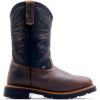 Thorogood Mens American Heritage Square Toe Wellington Waterproof(Black/Crazy Horse)