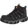 Thorogood Men’s Crosstrex Series Mid Cut Waterproof, Composite Toe Hiker Boot(Black/Grey)