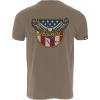 Thorogood Men’s Eagle Shield Short Sleeve Pocket T-Shirt USA Made(Fallen Rock)