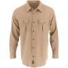 Thorogood Men’s Heavyweight Brushed Flannel Long Sleeve Button Up Shirt(Curry Melange)