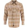 Thorogood Men’s Heavyweight Brushed Flannel Long Sleeve Button Up Shirt(Trusted Labor Plaid)