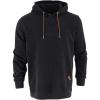 Thorogood Men’s Heavyweight Hoodie Embossed Logo Pullover Workwear Sweatshirt(Black)