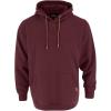Thorogood Men’s Heavyweight Hoodie Embossed Logo Pullover Workwear Sweatshirt(Chocolate Maroon)
