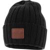 Thorogood Men’s Logger’s Beanie Merino Wool Knit Winter Hat(Black)