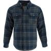 Thorogood Men’s Merrill Heavyweight Berber Lined Shirt Jacket, Button Up Workwear Flannel Shacket(Heavy Labor Blue Plaid)