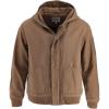 Thorogood Men’s Stone Washed Canvas Hooded Bomber Jacket(Otter)