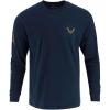 Thorogood Men’s Wheel Script Logo Long Sleeve T-Shirt(Pageant Blue)