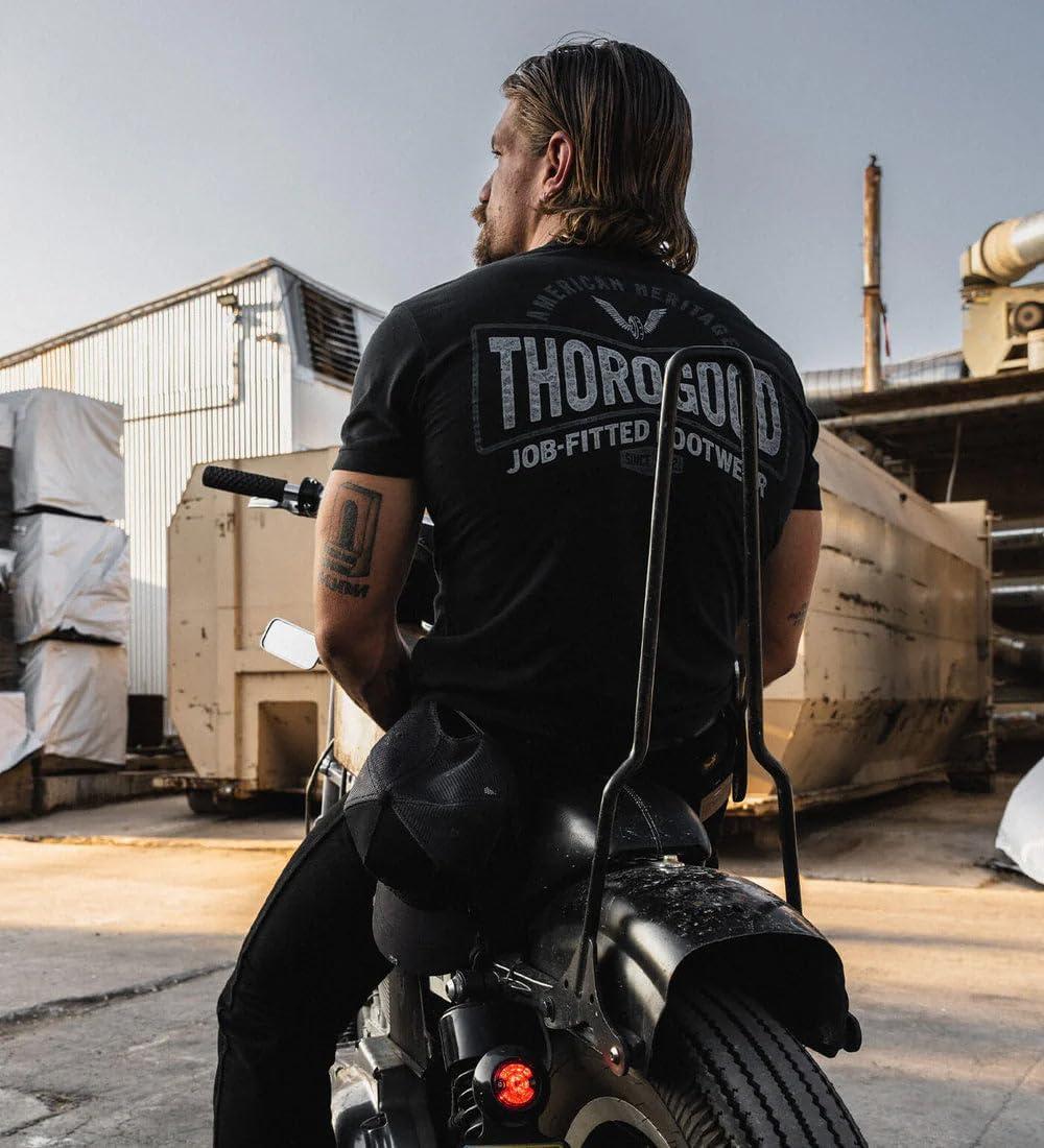 imageThorogood Mens American Heritage Short Sleeve TShirtBlack