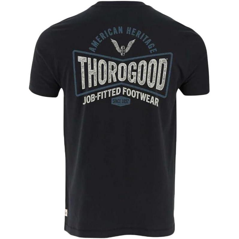 imageThorogood Mens American Heritage Short Sleeve TShirtBlack