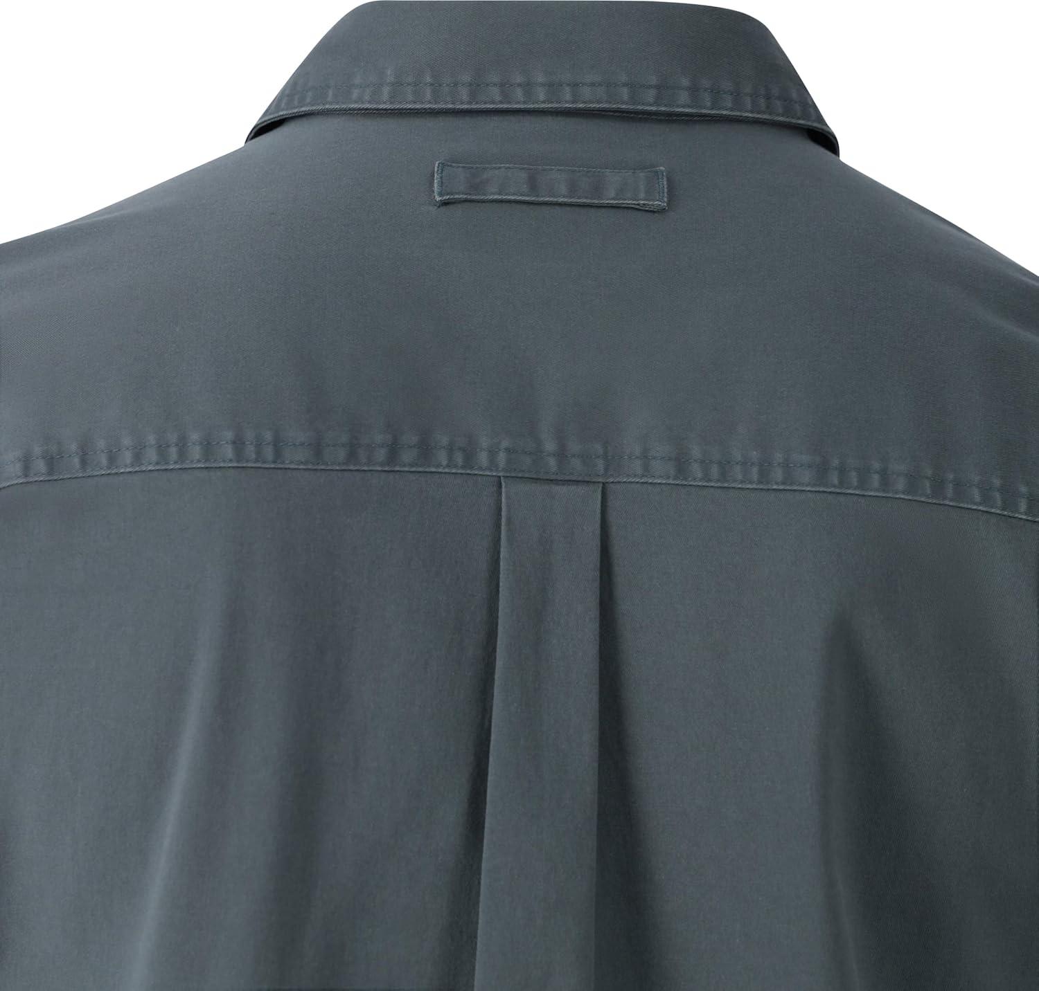 imageThorogood Mens Utility Workwear Button Up Short Sleeve ShirtVintage Slate