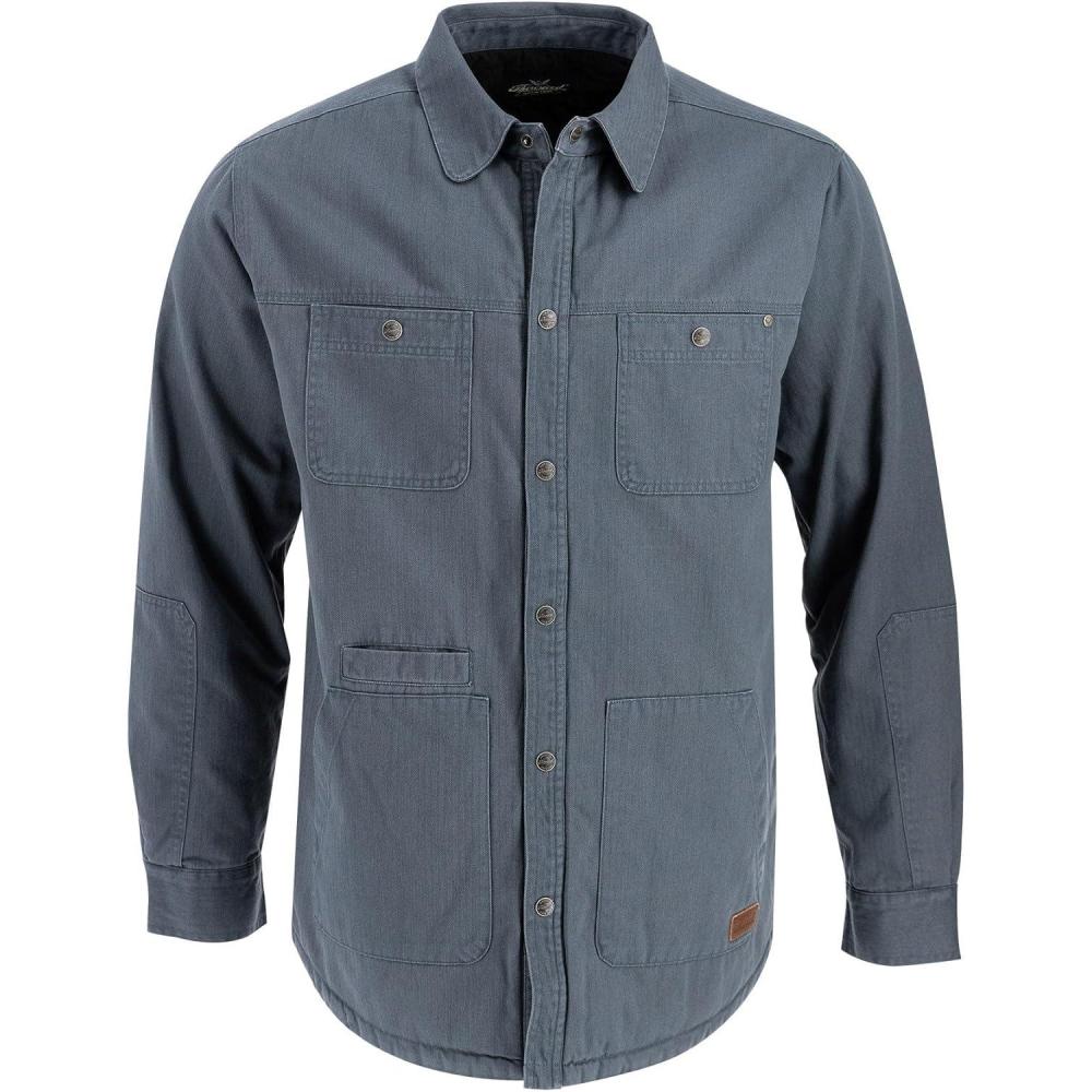 imageThorogood Mens Utility Workwear Herringbone Shirt JacketVintage Slate