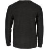 Thorogood Men’s Space Dye Raglan Long Sleeve Crewneck Pullover Shirt(Black Space Dye)