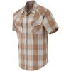 Thorogood Men’s Western Short Sleeve Snap Down Shirt(Glacier Point Sunrise Plaid)