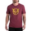 Thorogood Men’s Wing & Wheel Short Sleeve T-Shirt(Chocolate Maroon)