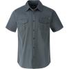 Thorogood Men’s Utility Workwear Button Up Short Sleeve Shirt(Vintage Slate)