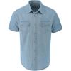 Thorogood Men’s Western Short Sleeve Snap Down Shirt(Bleached Denim)