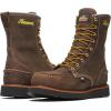 Thorogood 1957 Series – Waterproof – 8″ Steel Safety Toe – Durable & Reliable Footwear – Moc Toe Maxwear Wedge Men’s Work Boots(Crazy Horse)
